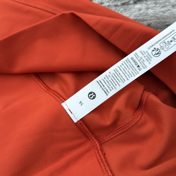 Lululemon Align High-Rise Mini-Flare Pant Regular Autumn Rust orange size 14 NWT - Picture 5 of 6